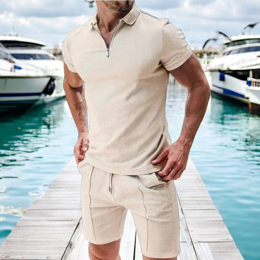 Lucas™ - Casual Zomer Set met Korte Mouwen